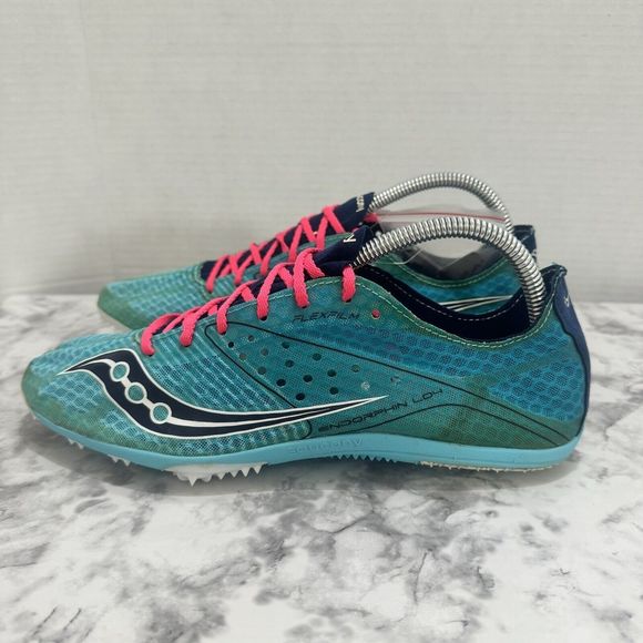 Saucony Women Endorphin LD4 Running Track Distance Racing Spike Shoes, Size 10 - Picture 5 of 11